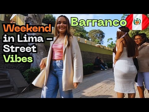 Barranco Lima Part 2 🇵🇪 | Street Market Walk & Beachside Bridge Connection (HD City Walk)