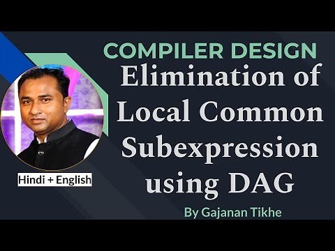 Elimination of Local Common Subexpression | Compiler Design