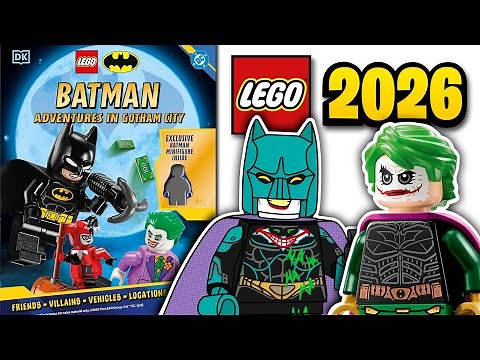 LEGO Batman 2026 Book OFFICIALLY Announced