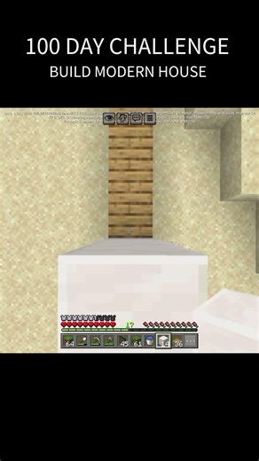 100 CHALLENGE BUILD MODERN HOUSE IN MINECRAFT 🏡 #part9