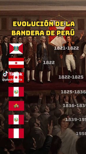 Evolución de la bandera de Perú