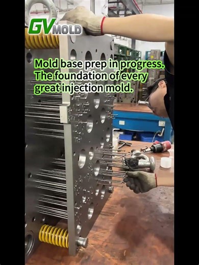 Mold base prep in progress. #injectionmoulding