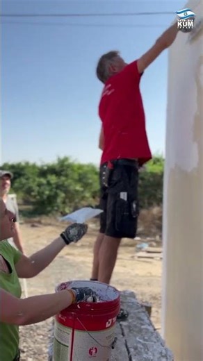 Kum Israel Volunteers Continue Rebuilding the Kibbutz #kumisrael #volunteer