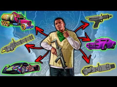 GTA 5 – All Weapon & Vehicle Locations in Story Mode (Hidden Cars & Secret Guns!)