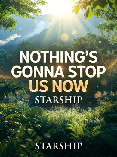 Nothing’s gonna stop us now ✨🌿 That 80s energy hitting different in 2026 🔥 #NothingIsGonnaStopUsNow #Starship #80s #lyrics #fullsong