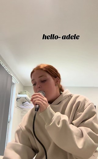 Singing 'Hello' by Adele: Vocal Performance Video