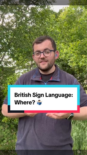 644 reactions · 16 shares | What’s the new sign in British Sign Language today? Sign is #Where #路‍♂️ ! Join me every day for new signs in British Sign Language! Note: I’m from the South of the UK, so some signs are regional! #wheretoeat #wheretovisit #school #train #deaf #bsl #sse #signlanguage | The Deaf Chef | Facebook