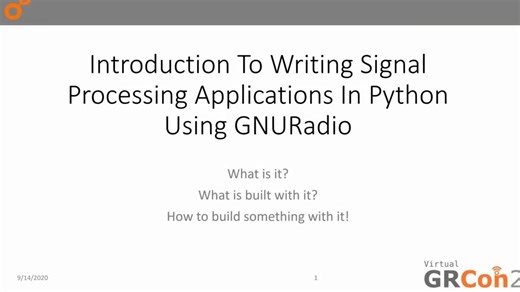 [油管搬运] GnuRadio官方Python模块编写教程