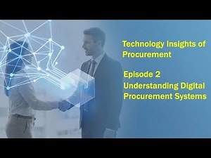 Digital Procurement Platforms Explained | Technology Insights of Purchasing (Episode 2)