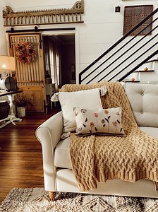 Easy to make decorative pillows made with scrap fabric - no sew.