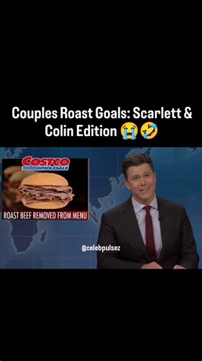 celebpulse on Instagram: "Scarlett Johansson and her husband Colin Jost delivered one of the most talked-about moments on Saturday Night Live during the Season 50 finale in May 2025. The married couple hilariously roasted each other live on air during the show’s iconic “Weekend Update” joke swap segment — a fan-favorite tradition where anchors read outrageous jokes written by their co-host without seeing them beforehand. The viral exchange was especially memorable after a controversial joke from