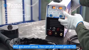 Reboot 130A Plasma Cutter Welder Combo 120V/240V Dual Voltage Plasma Cutter Machine 1/2 Inch Clean Cut 5/8 Inch Max Cut Stick/Gas MIG/Flux Core/LIFT TIG/Aluminum Welding