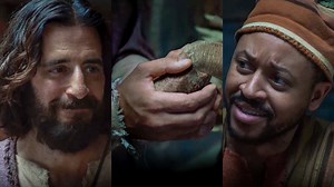 47K views · 2.3K reactions | Jesus takes a man by his broken hand and heals him on the Sabbath—the day when religious tradition forbade any work. Even healing. You’ll see that our visual effects team did an amazing job handcrafting this scene (literally), but at the heart is Jesus putting love for people above religious rules. | The Chosen | Facebook