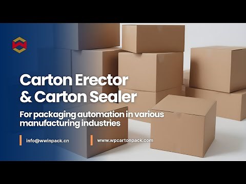 WIN-WIN PACK Automatic Carton Erector | Carton Sealer | Erecting & Sealing Solutions