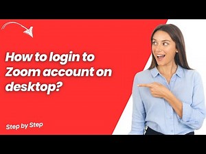 How to login to Zoom account on desktop ? - Step by Step