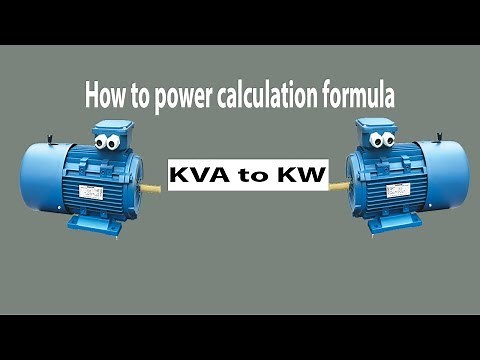 How to convert KVA to kw | KVA To KW | convert kw | Earthbondhon