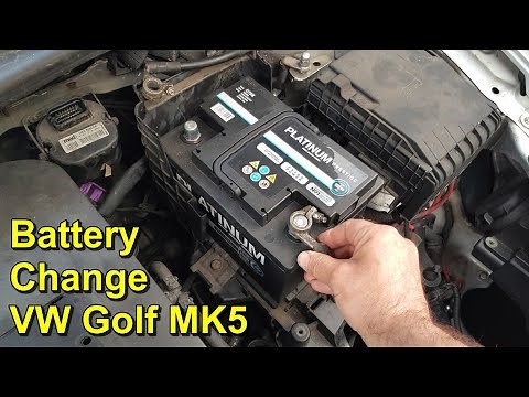 Car Battery Change - Volkswagen Golf Mark 5