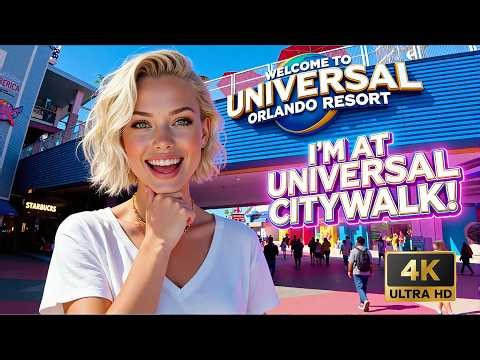 4K Universal CityWalk Walkthrough | What's New in 2026