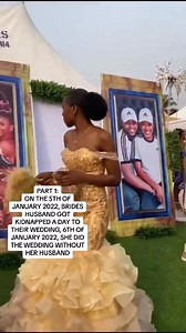 What a strong woman! Her husband-to-be was kidnapped a day to the wedding yet she carried on with the ceremony alone ‘to shame the devil’ He was eventually released 8 days after the wedding after a huge ransom… | Traditional Wedding NG