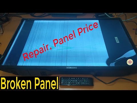 LED TV Broken Panel (Cracked Screen). Repair, Replacement, Panel Price. A Detail in Urdu/Hindi