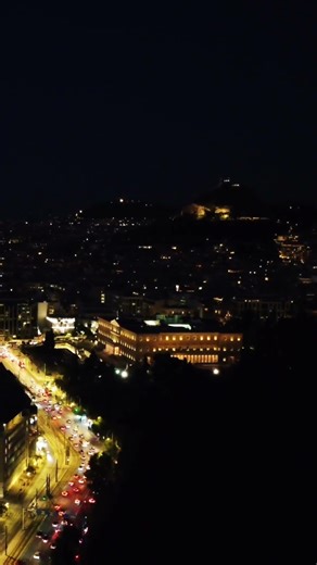 Shot bu Night athens #greece #drone #lifeisbutadream
