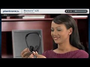 Plantronics 420 Blackwire Headset Introduction