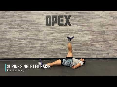Supine Single Leg Raise