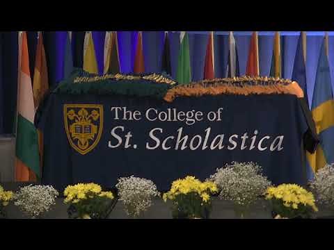 The College of St. Scholastica Spring 2022 Commencement Graduation Procession Ceremony