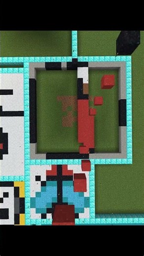 Satisfying sand art in minecraft (Coffy) #short #minecraft #gaming