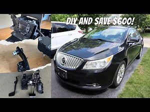 How to Fix Sticking Brake Pedal on Buick Lacrosse & Regal, Cadillac SRX & XTS (GM TSB PIC5692D)