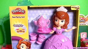 3.2K views · 53 reactions | Play Doh Sparkle Princess Sofia Tea Party Set from Disney Junior Sofia the First glitter play doh | Fun Toyz Collector | Facebook