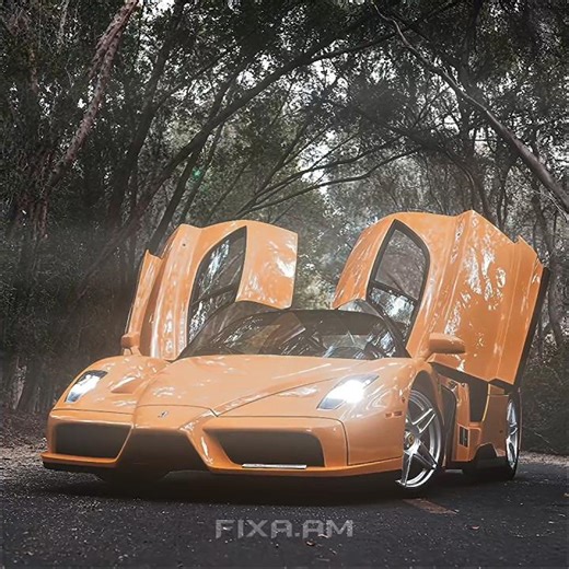 Ferrari Enzo in Yellow 💛🥴[Cinematic Edit] #automobile #edit #ferrari