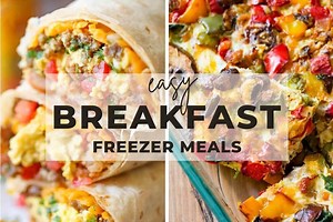 23 Easy Breakfast Freezer Meals to Make-Ahead