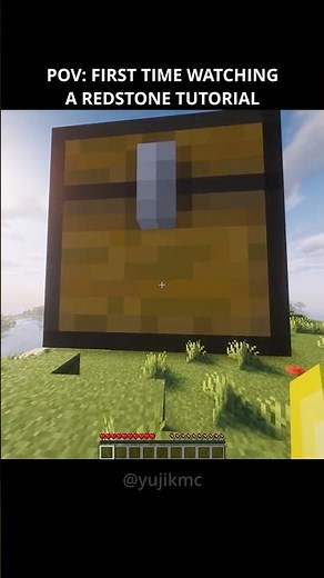 redstone TUTORIALS be LIKE... #minecraft #gaming #funny #shorts #youtubeshorts