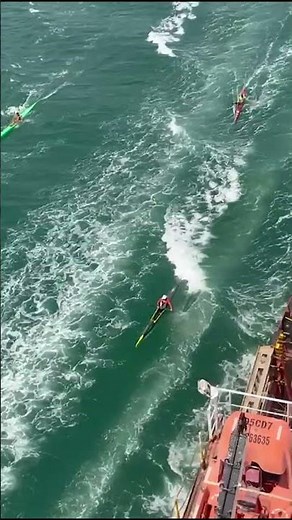 #shorts caiaques acompanhando navio