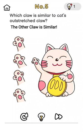 Brain Out Level 5 Answer | Easy Solution #brainout #puzzle #cat