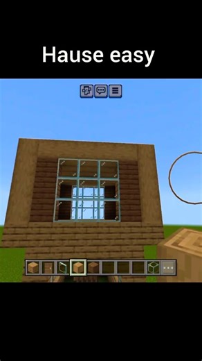 Minecraft Simple House Tutorial ✅ | Trending Easy Build#minecraft #esye #hauser #trendingshorts