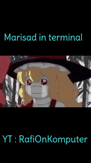 Marisad In Linux Terminal #shorts #touhou #marisad #terminal