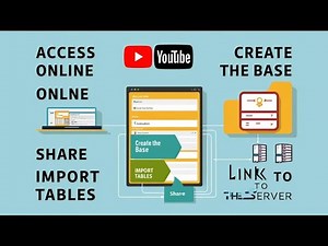 Access OnLine - Criar a Base - Compartilhar - Conexão - Importar tabelas - Vincular com o Servidor
