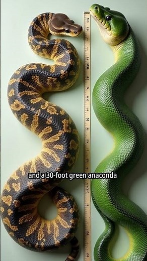 African Rock Python vs Green Anaconda A Size And Strength Comparison