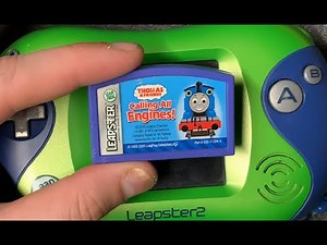 Playing the Thomas Calling All Engines Leapster Game