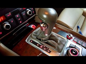 Audi Q7 (4L) gearbox emergency unlock and release