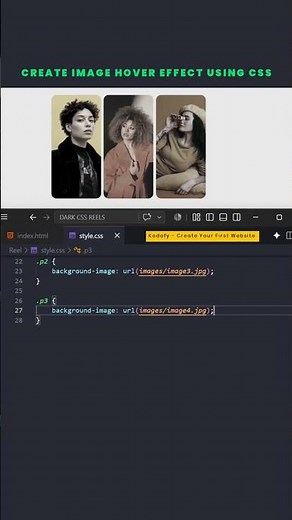 🔥 Image Hover Effect using CSS #coding #webdesign #webdevelopment #htmlcss