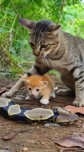 Python vs Cat — Unexpected Ending!🐍😳