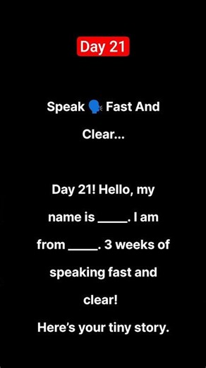 Can You Do This? Day 21 Fast Speaking Challenge ⚡#shorts
