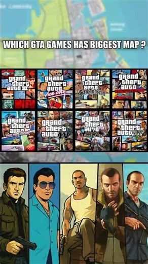 Which GTA Has The BIGGEST MAP? Full Comparison!