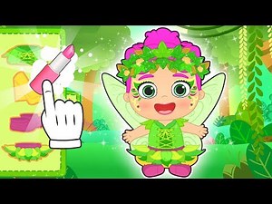 BABY LILY Dresses up as Forest Fairy 🧚‍♀️ Cartoons for Children
