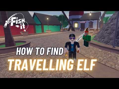 I Got 1K Coins FAST! - How to Find Traveling Elf in Fish Roblox Update Tutorial