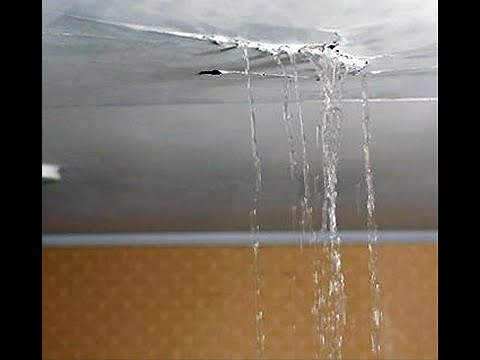 Why are my ceilings leaking water when it is not raining?