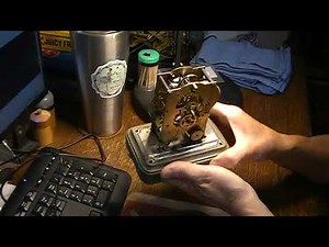 1890 Ansonia Carriage Clock with Musical Alarm Hole-End Mainspring Repair & J Hook Rivet Replacement